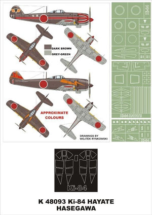 Montex K48093 Ki-84 Hayate 1/48