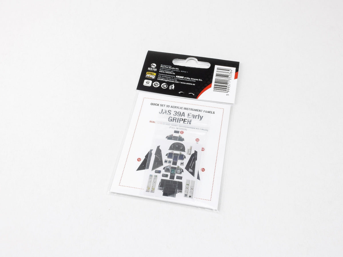 Red Fox Studio QS-48087 JAS 39A Early Gripen Italeri 1/48 – immagine 2