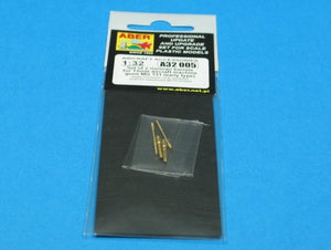 Aber A32005 Set of 2 barrels for German 13mm aircraft machine guns MG 131 (early type) 1/32 – zdjęcie 6