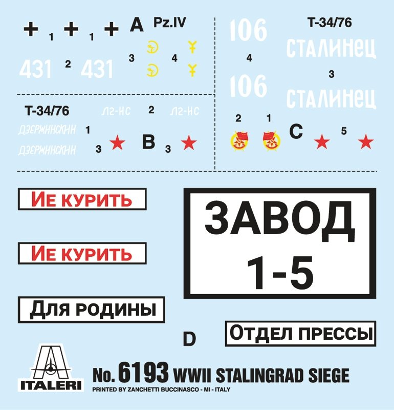Italeri 6193 STALINGRAD SIEGE 1942 - BATTLE SET 1/72 – zdjęcie 5