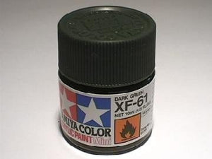 Tamiya XF61 Dark Green (81761) Acrylic paint 10ml – zdjęcie 2