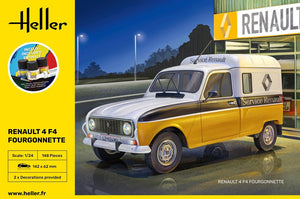 Heller 58700 Starter Kit - Renault 4 F4 Fourgonette 1/24