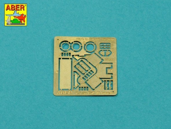 Aber 35L-025N 75mm barrel for German Pak40 anti-tank gun - late version 1/35 – image 4