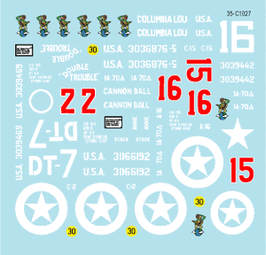 Star Decals 35-C1027 US 70th Tank Battalion on Utah Beach 1/35 – zdjęcie 3