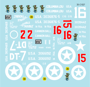 Star Decals 35-C1027 US 70th Tank Battalion on Utah Beach 1/35 – zdjęcie 3