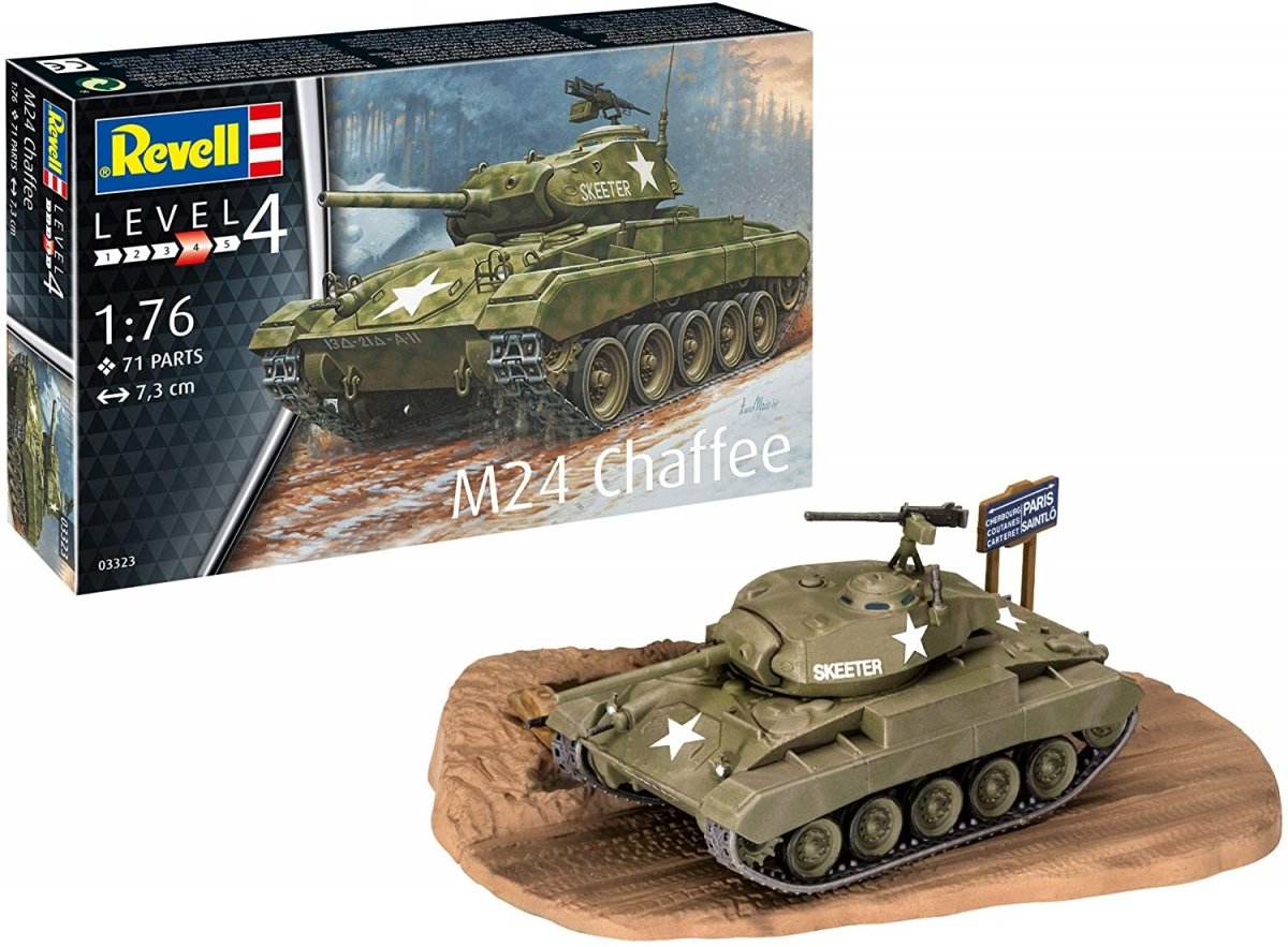 Revell 03323 M24 Chaffee 1/76 – zdjęcie 2