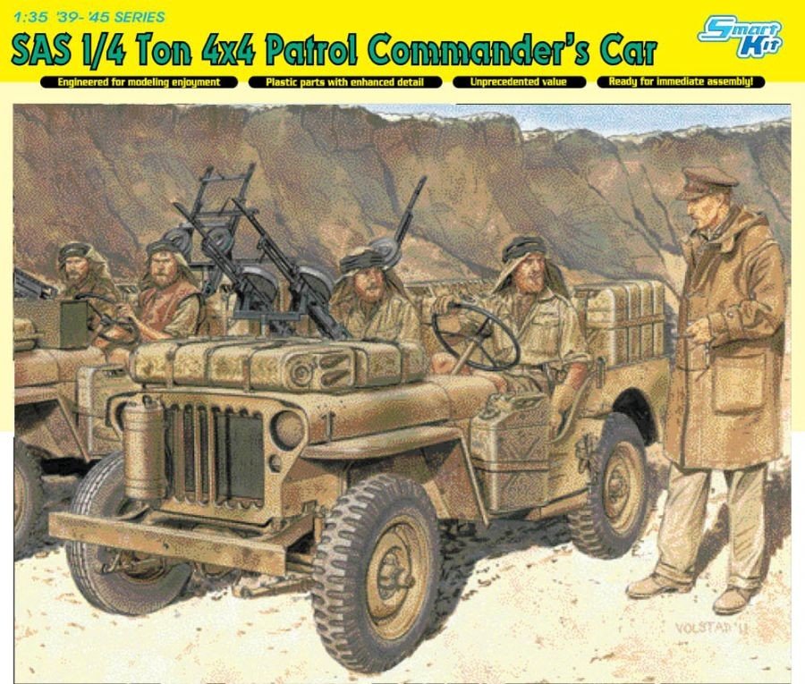 Dragon 6724 SAS 1/4 Ton 4x4 Patrol Commander's Car 1/35