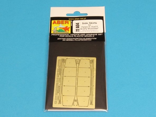 Aber 72A04 Side skirts for PzKpfw IV, Ausf.G, early Brummbar 1/72 – image 4