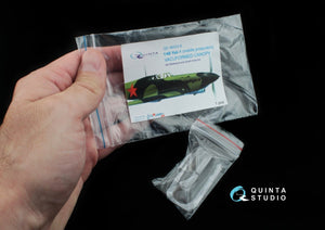 Quinta Studio QC48003-S Yak-1 vacuformed clear canopy 1 pcs (for SF or Modelsvit kit) 1/48 – zdjęcie 4