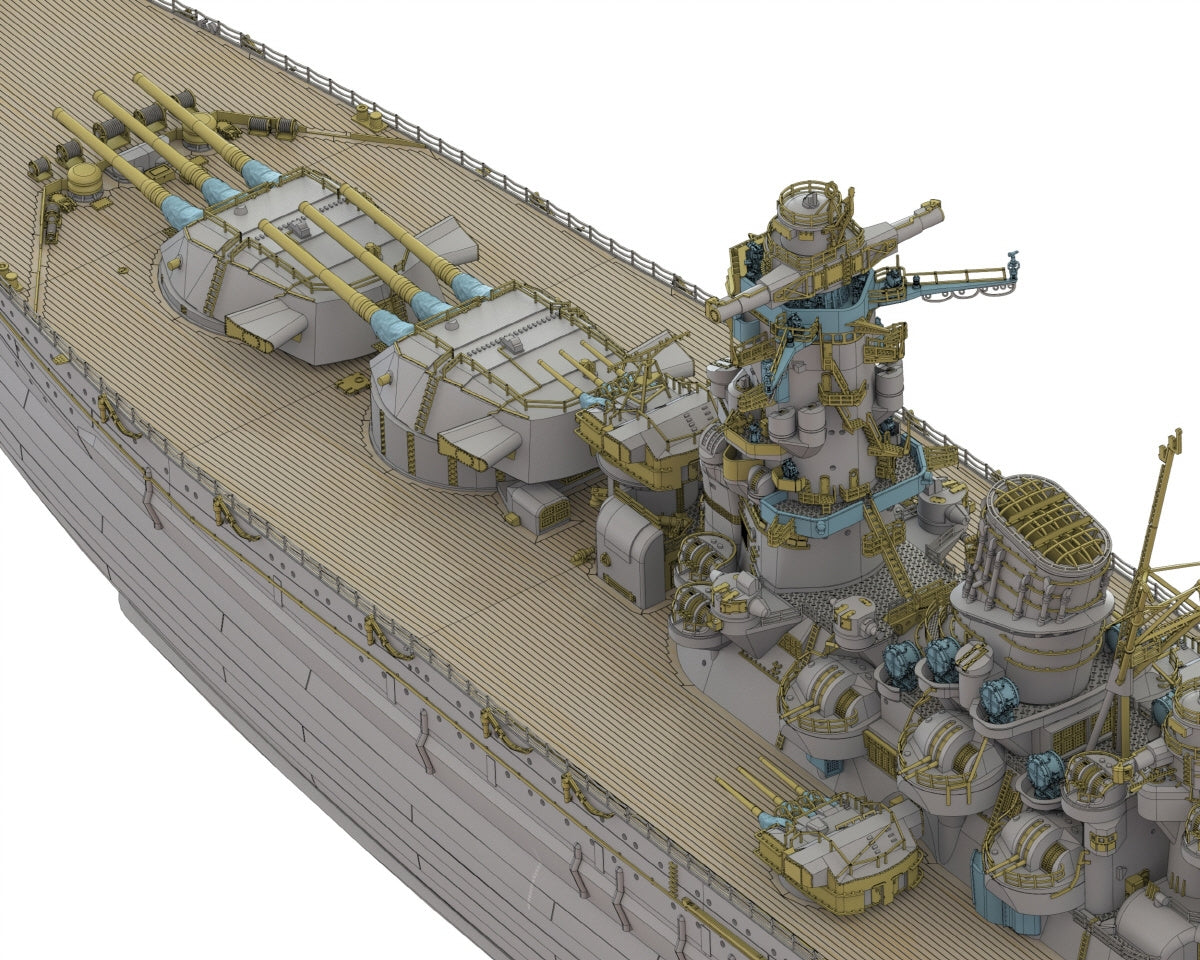 Pontos 70003R1 IJN Battleship Yamato 1941 1/700 – image 9