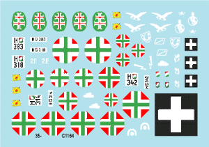 Star Decals 35-C1164 Axis Tank Mix # 3. 38.M Toldi I 1/35 – image 3