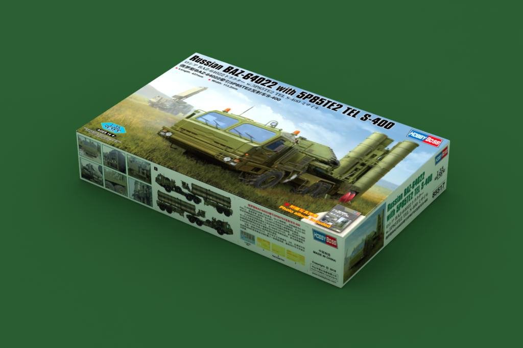 Hobby Boss 85517 Russian BAZ-64022 with 5P85TE2 TEL S-400 1/35 – image 2