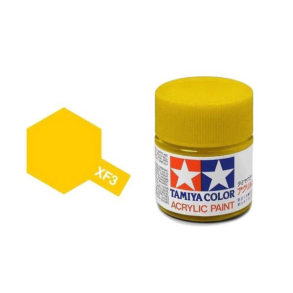 Tamiya 81303 Acryl XF-3 Flat Yellow 23ml – zdjęcie 3