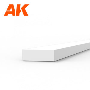 AK Interactive AK6521 STRIPS 1.00 X 3.00 X 350MM – STYRENE STRIP – (10 UNITS) – image 2