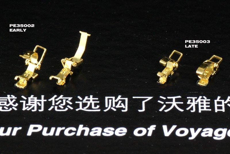 Voyager Model PE35003 WWII German Clamps &amp;amp; Clasp Late Type 2.0 (For All) 1/35 – zdjęcie 3