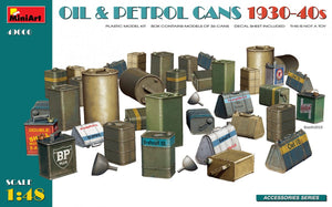 MiniArt 49006 OIL &amp;amp; PETROL CANS 1930-40s 1/48