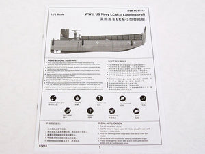 Trumpeter 07213 WW2 LCM 3 USN Vehicle Landing Craft 1/72 – zdjęcie 3