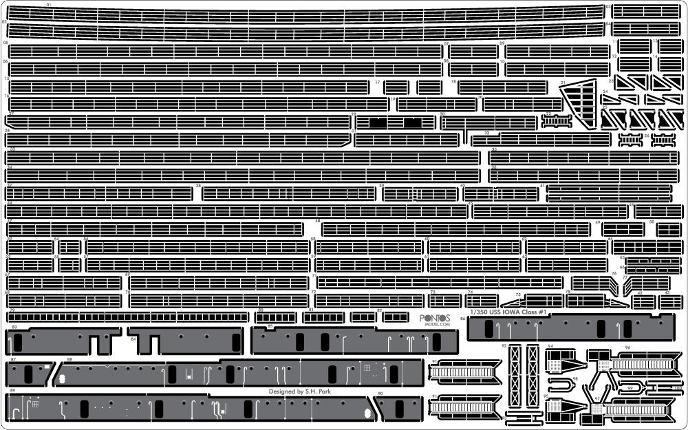 Pontos 35007F1 USS BB-61 Iowa 1984 Detail Up Set 1/350 – zdjęcie 8
