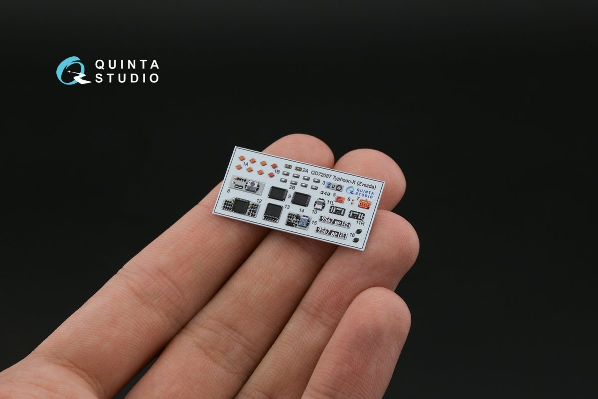 Quinta Studio QD72087 Typhoon-K 3D-Printed &amp;amp; coloured Interior on decal paper (Zvezda) 1/72 – zdjęcie 4