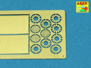 Aber 35A127 Feifel air cleaners tubes for early Tiger I, Ausf.E (Sd.Kfz.181) 1/35 – zdjęcie 5