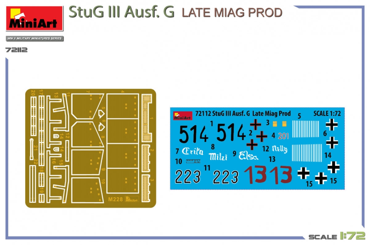 MiniArt 72112 StuG III Ausf. G Late Miag Prod. 1/72 – zdjęcie 6