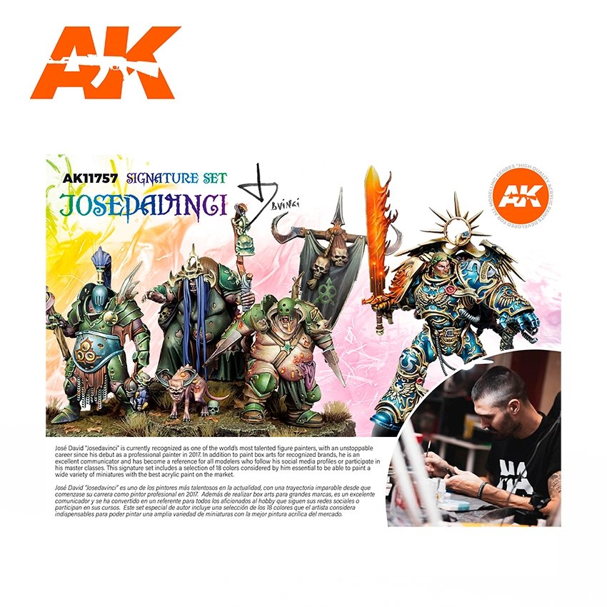 AK Interactive AK11757 JOSE DAVINCI SIGNATURE SET 18x17 ml – image 4