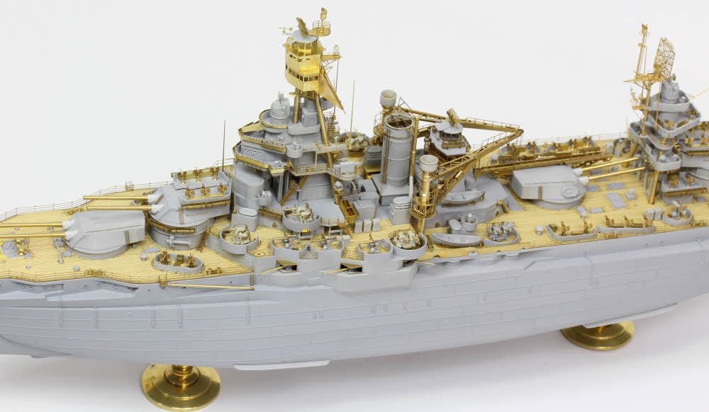 Pontos 35024FN USS BB-35 Texas 1945 Detail up set (Teak tone Deck) 1/350 – image 4