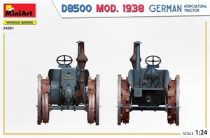 MiniArt 24001 GERMAN AGRICULTURAL TRACTOR D8500 MOD. 1938 1/24 – zdjęcie 2
