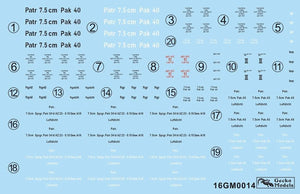 Gecko Models 16GM0014 German 7,5 cm Pak 40 Ammo Boxes w/Shells Set 1/16 – zdjęcie 2