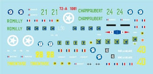 Star Decals 72-A1081 French M4A2 Sherman. M4A2 in 1944-45. From Normandy to Paris 1/72 – zdjęcie 2