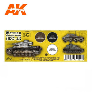 AK Interactive AK11645 3G GERMAN STANDARD COLORS 1937-1943 3x17ml – zdjęcie 2