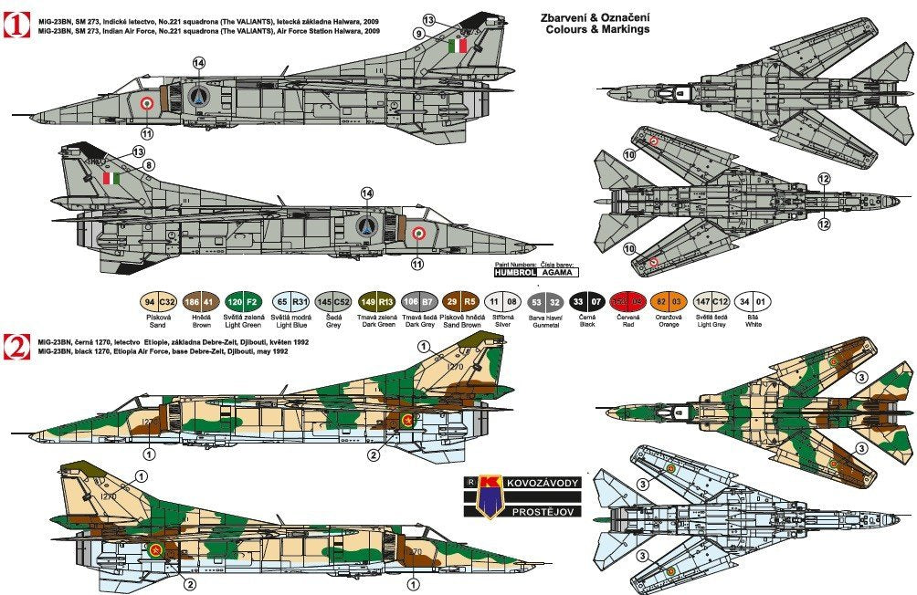 Kozavody Prostejov KPM0096 MiG-23BN International 1/72 – image 3