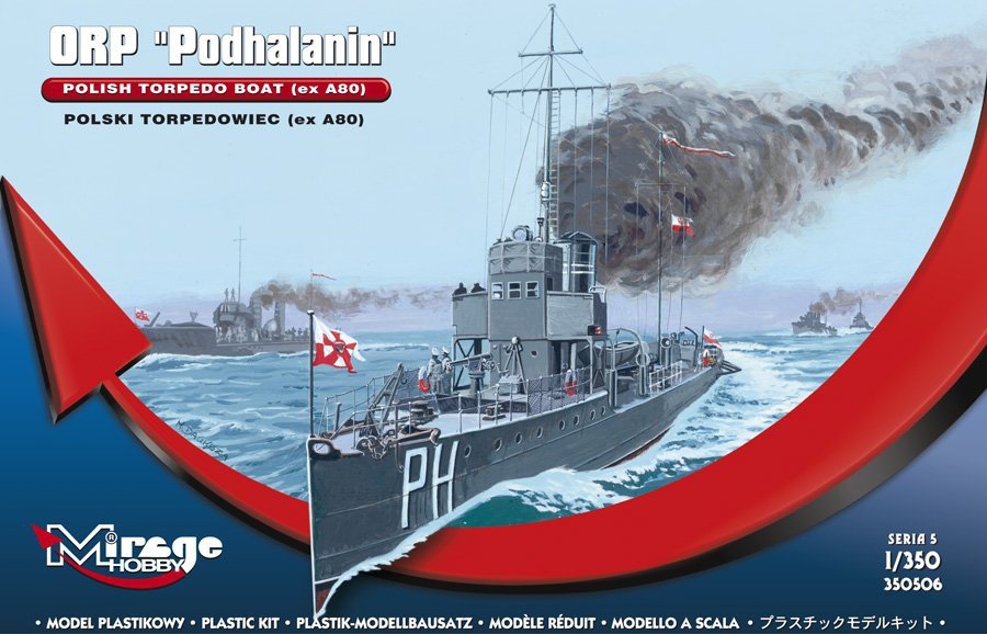 Mirage Hobby 350506 ORP Podhalanin Polski Torpedowiec 1/350