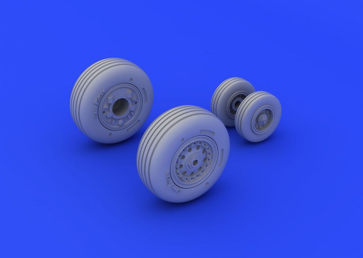 Eduard 672078 F-4J wheels 1/72 (ACADEMY) – zdjęcie 2