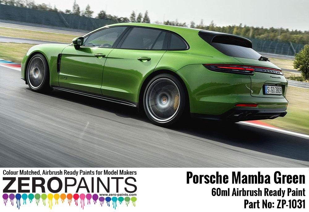 Zero Paints ZP-1031-G Porsche Mamba Green Paint 60ml - M6S – zdjęcie 2