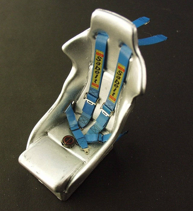 Eduard 24002 Sabelt 4 points Blue Seatbelt 1/24