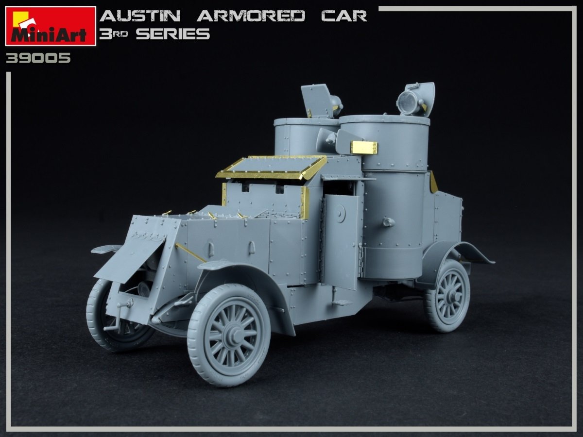 MiniArt 39005 AUSTIN ARMORED CAR 3rd SERIES: UKRAINIAN, POLISH, GEORGIAN, ROMANIAN SERVICE. INTERIOR KIT 1/35 – zdjęcie 3