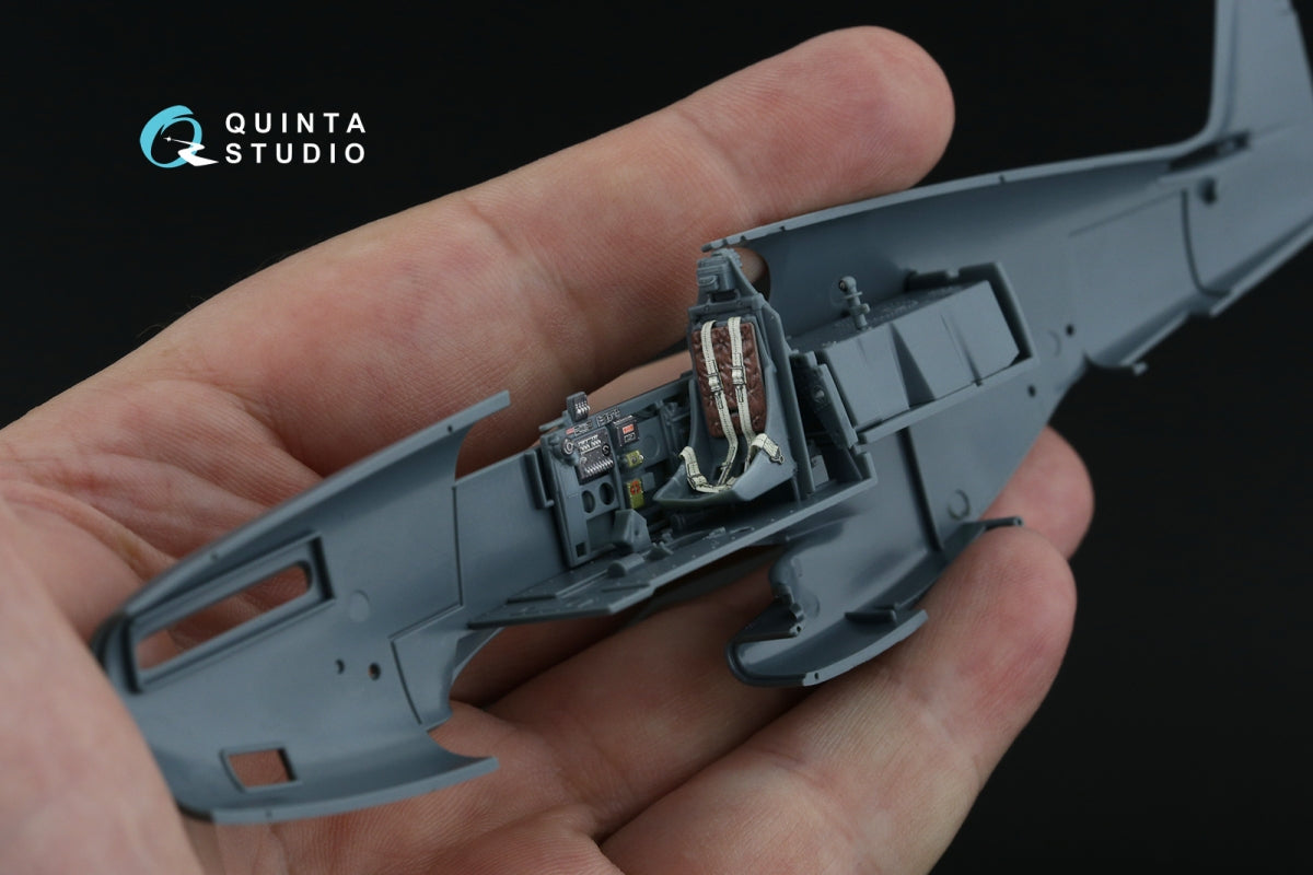 Quinta Studio QD48500 P-51B late/P-51C Late 3D-Printed coloured Interior on decal paper (Eduard) 1/48 – zdjęcie 10