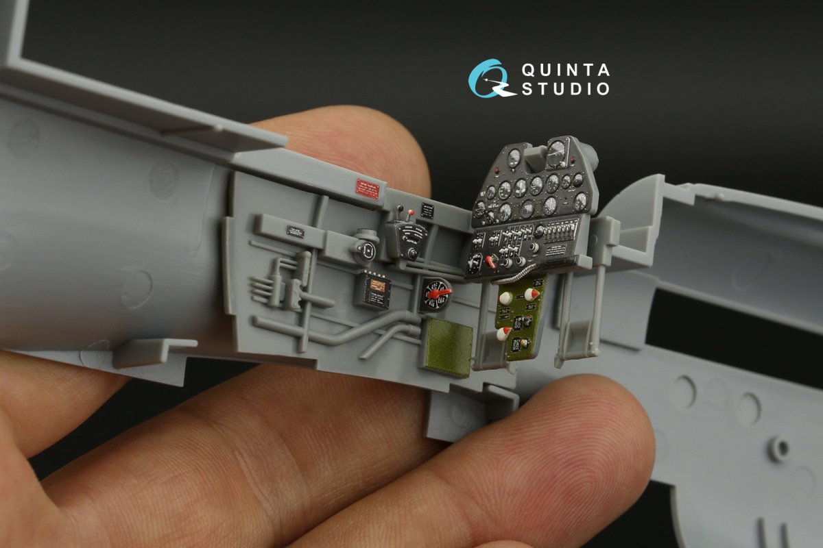 Quinta Studio QD32137 P-40E/K 3D-Printed &amp;amp; coloured Interior on decal paper (Hasegawa) 1/32 – zdjęcie 3