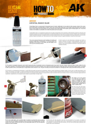 AK Interactive AK9323 CRYSTAL MAGIC GLUE / Klej do części przezroczystych 30ml – zdjęcie 3
