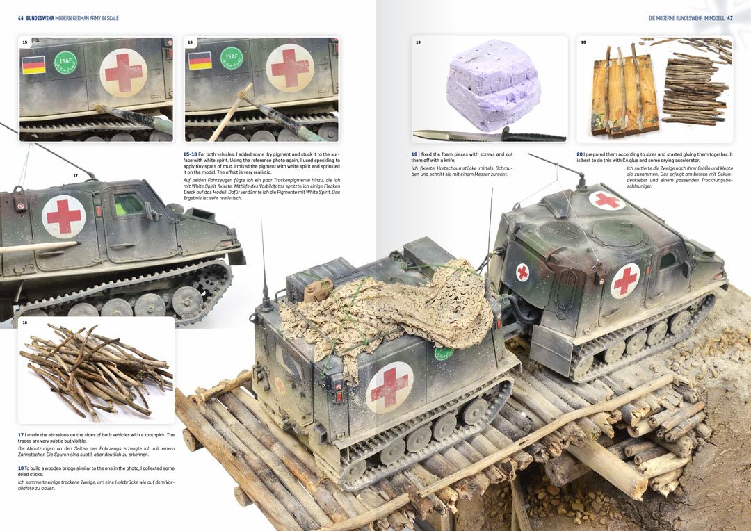 AK Interactive AK524 BUNDESWEHR – MODERN GERMAN ARMY IN SCALE EN/DE – zdjęcie 3