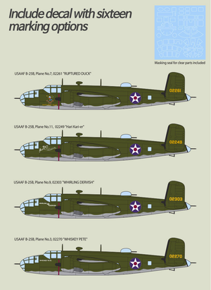 Academy 12336 USAAF B-25B THE BATTLE OF MIDWAY 80th ANNIVERSARY 1/48 – zdjęcie 5