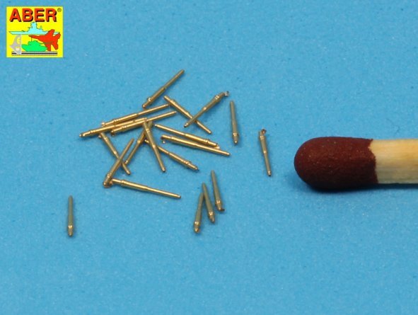Aber 350L-25 Set of 20 pcs 28 mm (1.1in) L/75Mk.1 barrels for US Navy ships (1/350) – image 2