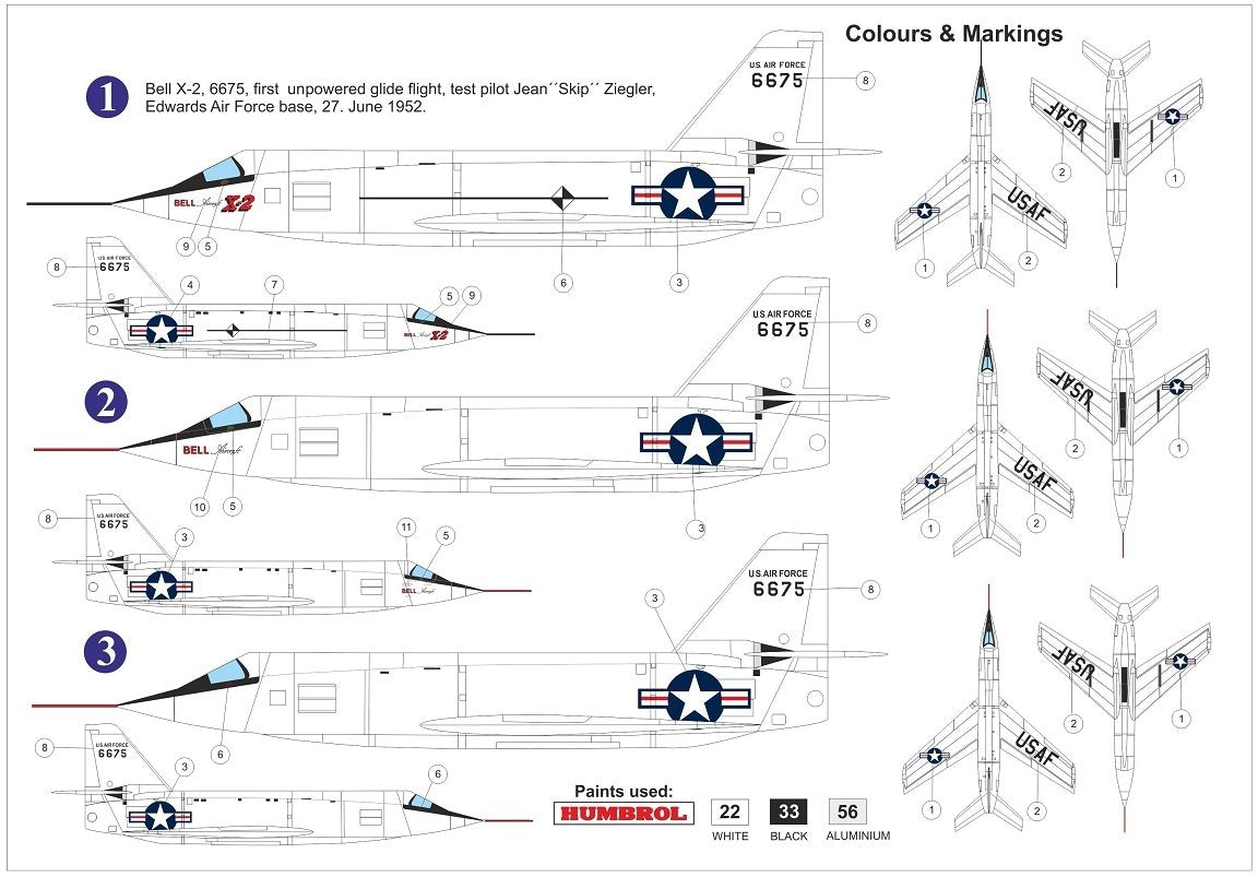 AZ Model AZ7681 Bell X-2 „Starbuster“ 6675 1/72 – zdjęcie 2