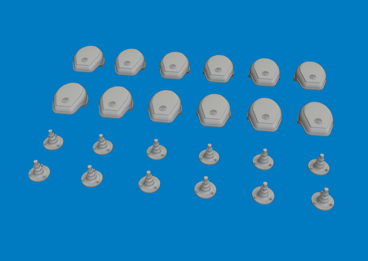Eduard 635048 WWII German NOTEK head lights 3D PRINT 1/48 – image 3