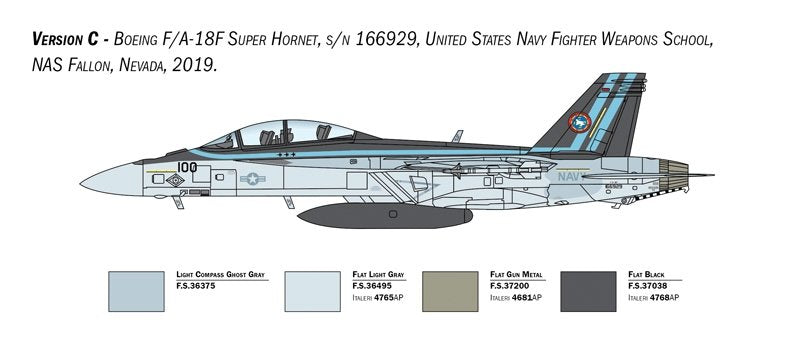 Italeri 2823 F/A-18F U.S. Navy Special Colors 1/48 – zdjęcie 6
