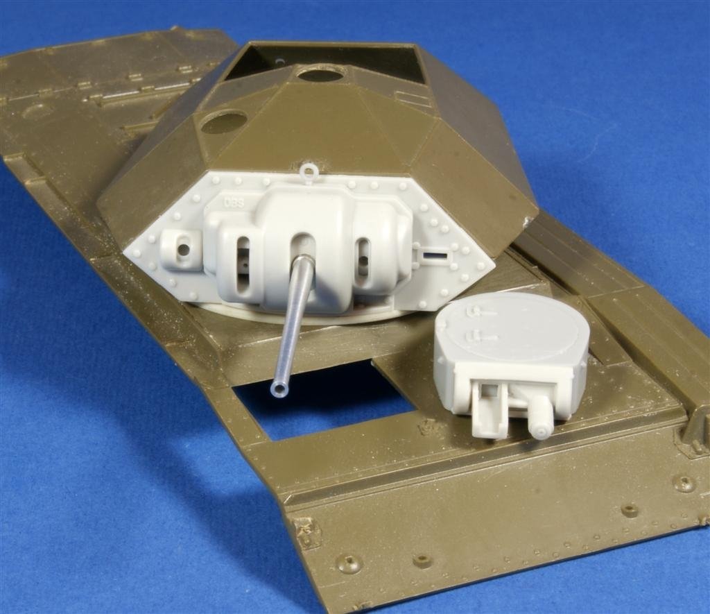 Panzer Art RE35-178 Mantlet &amp;amp; MG turret for Crusader I/II tanks 1/35 – zdjęcie 4