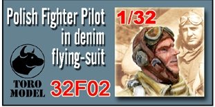 ToRo Model 32F02 Wrzesień 1939 - Pilot w Kombinezonie Drelichowym / September 1939 - Polish Fighter Pilot in denim flying-suit 1/32 – zdjęcie 2