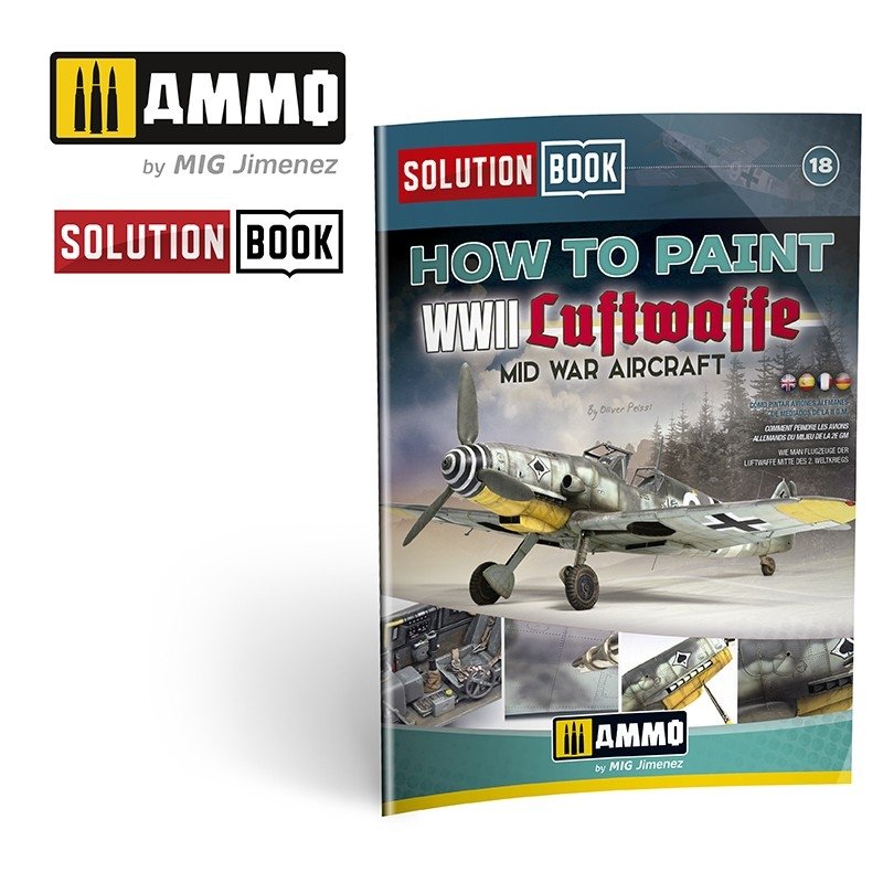 AMMO of Mig Jimenez 7726 SOLUTION BOX – WWII Luftwaffe Mid War Aircraft – zdjęcie 2