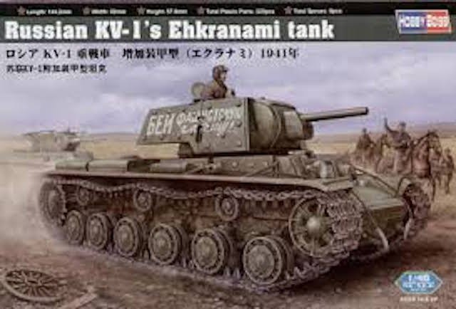 Hobby Boss 84811 Char russe KV-1 Ehkranami (1/48)